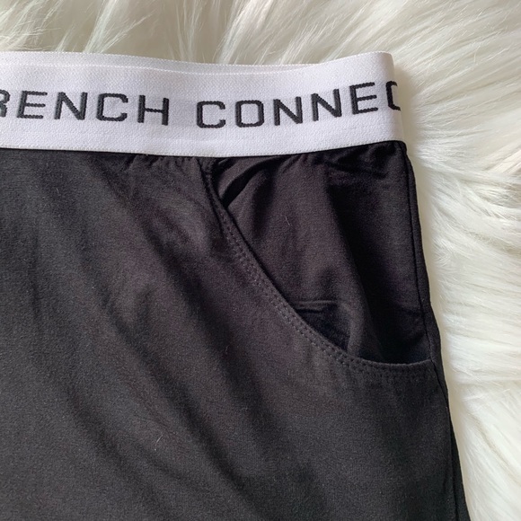 French Connection Tie Hoodie & Shorts Pajamas XL - Picture 5 of 6